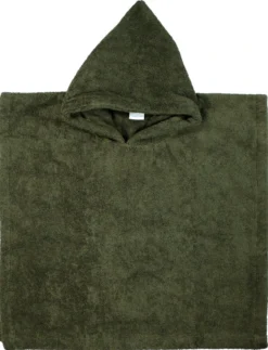 MamaLoes Badstof Groen Baby Poncho ML010508