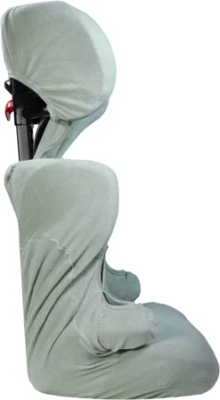 MamaLoes Badstof Stone Green Groep 2/3 Autostoelhoes ML6487 -Babyproducten Winkel mamaloes badstof stone green groep 2 3 autostoelhoes ml6487 02