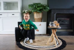 Ding Jamie Velvet Petrol Kinderfauteuil DI-34205 -Babyproducten Winkel mamaloes ding jamie 10 1