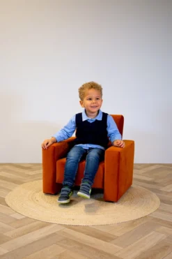 Ding Jamie Velvet Sienna Kinderfauteuil DI-34202 -Babyproducten Winkel mamaloes ding jamie 2