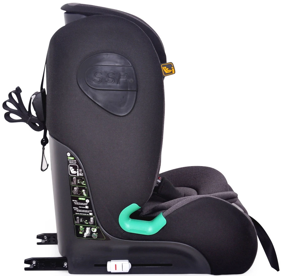 Ding York Black Leather I-Size Autostoel 9-36 Kg K63 5 Ding York Black Leather I-Size Autostoel 9-36 Kg K63 - Afbeelding 5