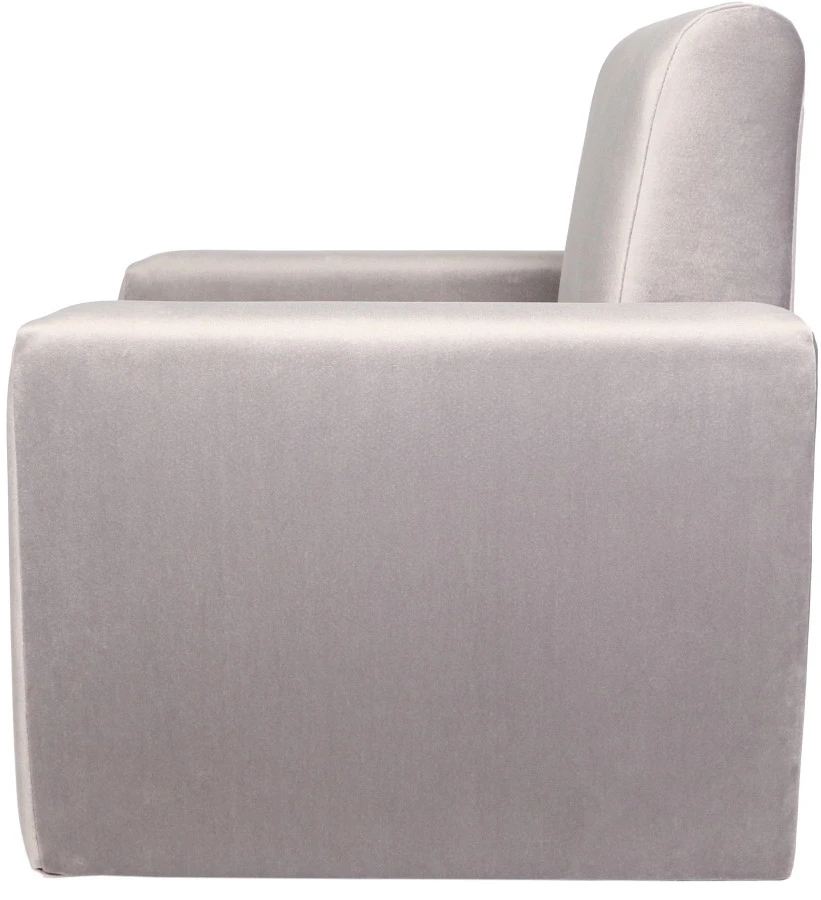 Ding Jamie Velvet Grijs Kinderfauteuil DI-34204 3 Ding Jamie Velvet Grijs Kinderfauteuil DI-34204 - Afbeelding 3