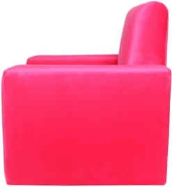 Ding Jamie Velvet Roze Kinderfauteuil DI-34206 -Babyproducten Winkel mamaloes kinderfauteuil velvet roze 02k