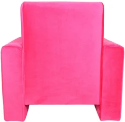 Ding Jamie Velvet Roze Kinderfauteuil DI-34206 -Babyproducten Winkel mamaloes kinderfauteuil velvet roze 03k