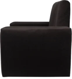 Ding Jamie Velvet Zwart Kinderfauteuil DI-34203 -Babyproducten Winkel mamaloes kinderfauteuil velvet zwart 02k