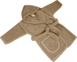 MamaLoes Badstof Nougat 1-2jr Badjas ML010302 -Babyproducten Winkel mamaloes nougat 1 2 jaar badjas ml010302 06