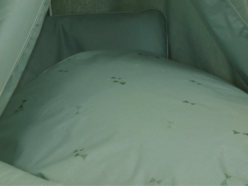 MamaLoes Pure Stonegreen Deluxe Wit Baby Wiegje 80635 3 MamaLoes Pure Stonegreen Deluxe Wit Baby Wiegje 80635 - Afbeelding 3