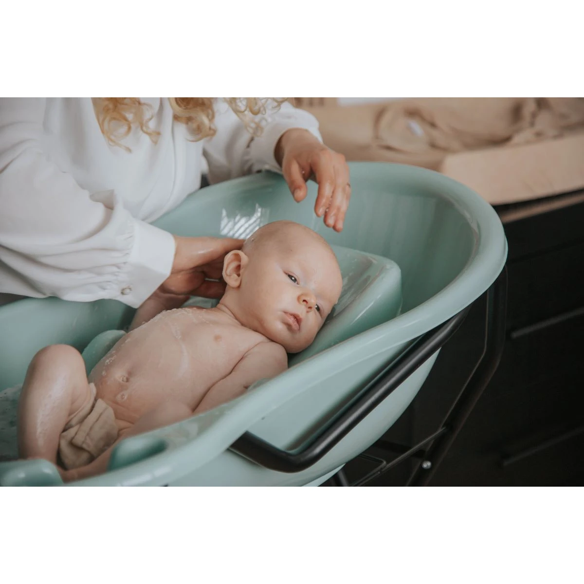 MamaLoes Licht Roze Badset Incl. Graphite Badstandaard 14 MamaLoes Licht Roze Badset Incl. Graphite Badstandaard - Afbeelding 14