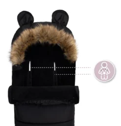 Momi Black Universele Voetenzak AKCE00032 -Babyproducten Winkel momi black universele voetenzak akce00032 4