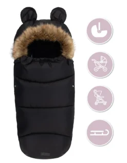 Momi Black Universele Voetenzak AKCE00032 -Babyproducten Winkel momi black universele voetenzak akce00032 6