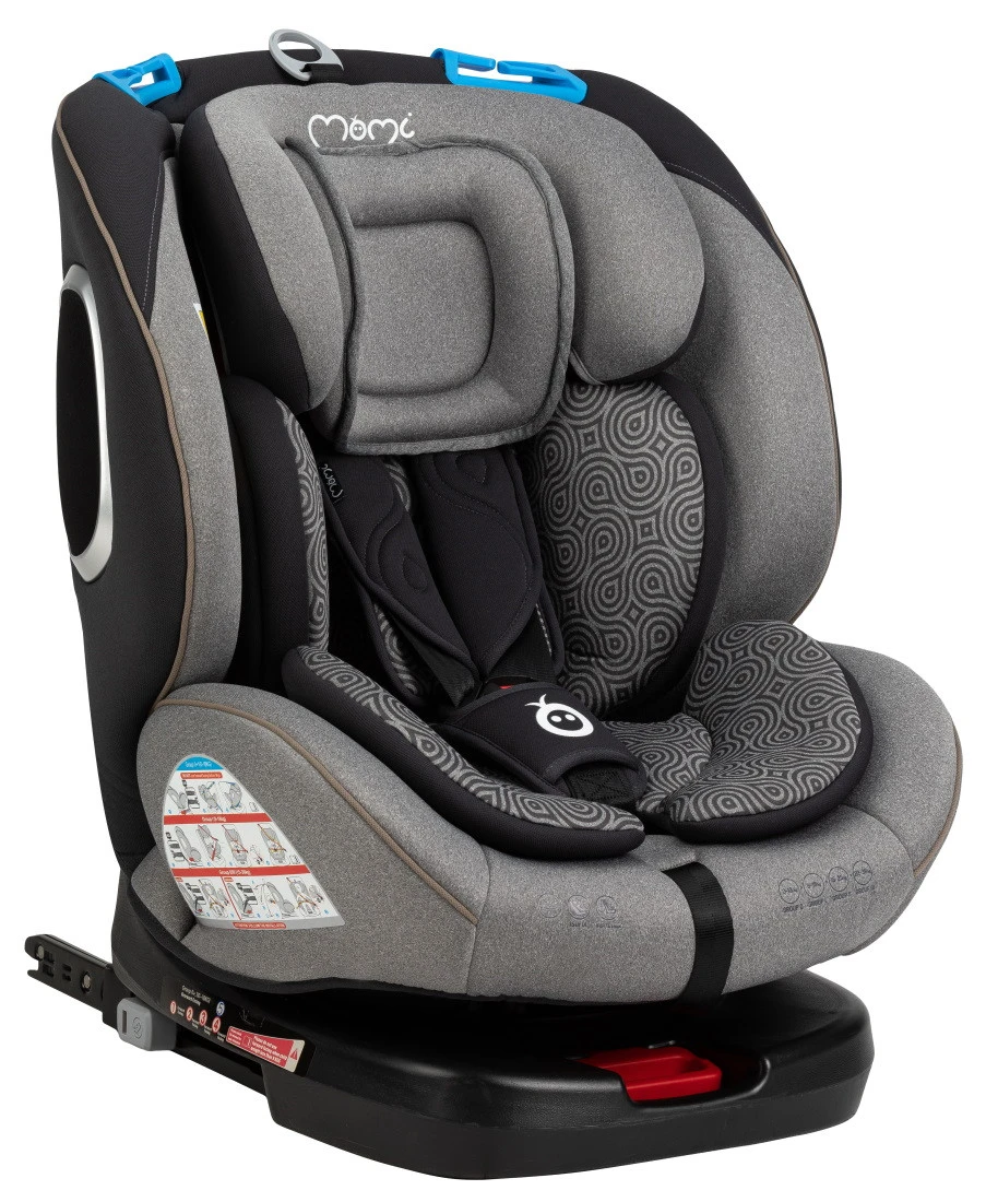 Momi Tordi Grijs Isofix 360° 0-36 Kg Autostoel FOSA00017