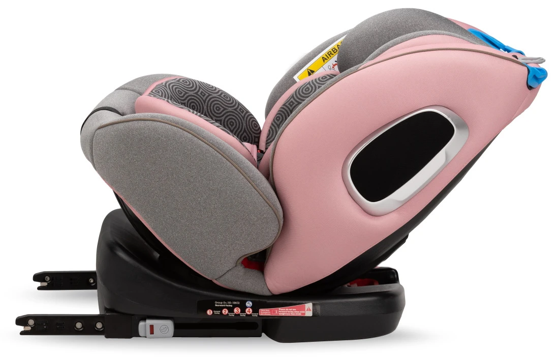 Momi Tordi Roze Isofix 360° 0-36 Kg Autostoel FOSA00018 - Afbeelding 3