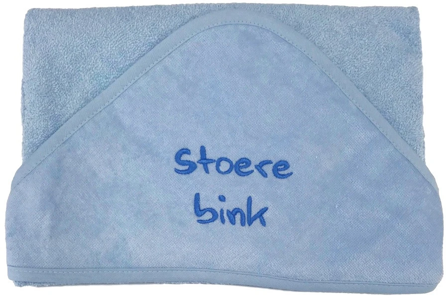 Petit Villain Stoere Bink Lichtblauw Badcape 1 Petit Villain Stoere Bink Lichtblauw Badcape