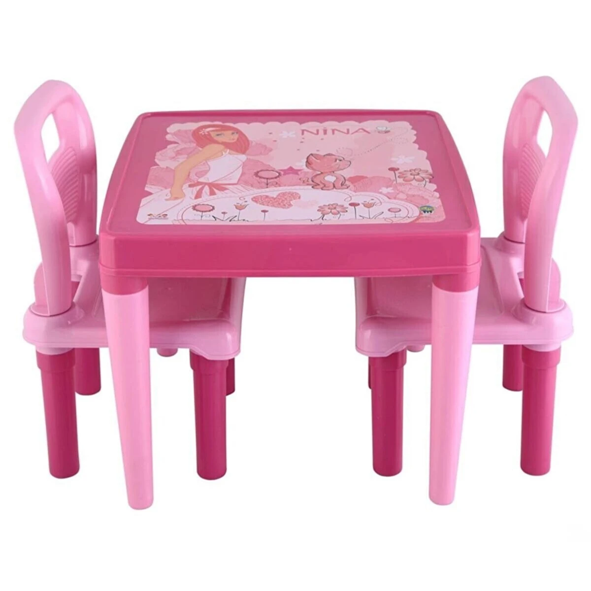 Pilsan Hobby Play Roze Tafel Met Stoeltjes 03 414 1 Pilsan Hobby Play Roze Tafel Met Stoeltjes 03 414