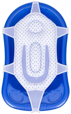 Sevibaby Dots Blauw Luxe Badhangmatje 689-7