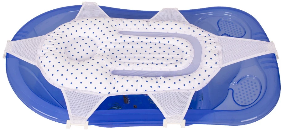 Sevibaby Dots Blauw Luxe Badhangmatje 689-7 2 Sevibaby Dots Blauw Luxe Badhangmatje 689-7 - Afbeelding 2