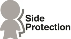 Osann Flux Isofix SPS Navy Melange 9-36 Kg Autostoel 102-138-249 -Babyproducten Winkel sideprotection logo