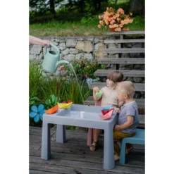Tega Baby Teggi Turquoise/Navy/Grey Multifun 3-in-1 Tafel Met Twee Stoeltjes TI-011-173 -Babyproducten Winkel tega baby teggi greyold roseturquoise multifun 3 in 1 tafel 2