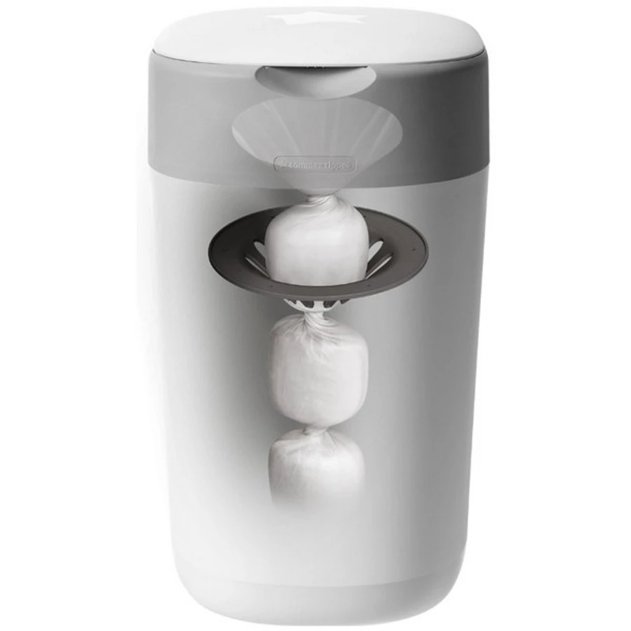 Tommee Tippee Twist & Click Cotton White Luieremmer 85100102 (eco) 2 Tommee Tippee Twist & Click Cotton White Luieremmer 85100102 (eco) - Afbeelding 2