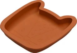 Tryco Leopard Sienna Siliconen Bord TR-392816 -Babyproducten Winkel tr 392816 8720289396725 leopard sienna silicone plate 03