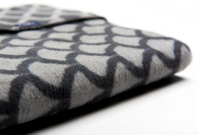 Zaffiro Grijs & Antraciet Halve Cirkels 75 X 100 Cm Wiegdeken 40733 2 Zaffiro Grijs & Antraciet Halve Cirkels 75 X 100 Cm Wiegdeken 40733 - Afbeelding 2