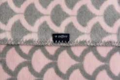 Zaffiro Grijs & Lichtroze Halve Cirkels 75 X 100 Cm Wiegdeken 40726 -Babyproducten Winkel zaffiro deken halve cirkels grijs lichtroze ba1 3 2