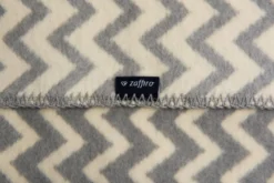 Zaffiro Grijs & Ecru Zigzag 75 X 100 Cm Wiegdeken 40771 -Babyproducten Winkel zaffiro deken zigzag grijs wit ka1 3 2